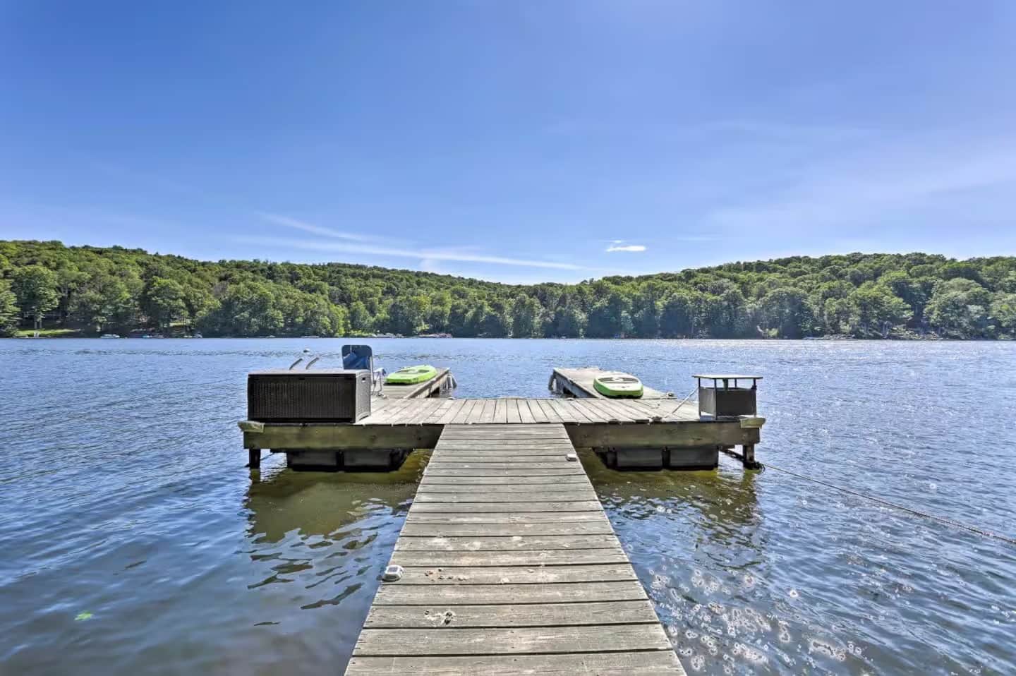 Private dock on Lake Wallenpaupack
